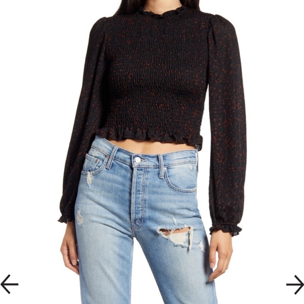Leith Smocked Top